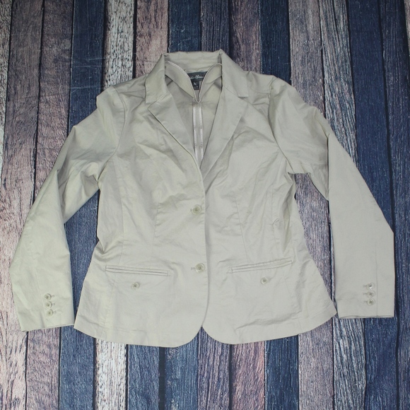 Eddie Bauer Jackets & Blazers - Eddie Bauer Women’s Size 14 Blazer Jacket Tan